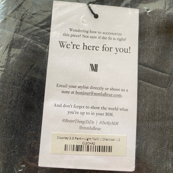MM.LaFleur Clooney 2.0 Pant Trousers, Charcoal Grey - Picture 9 of 9